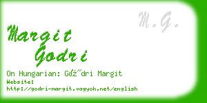 margit godri business card